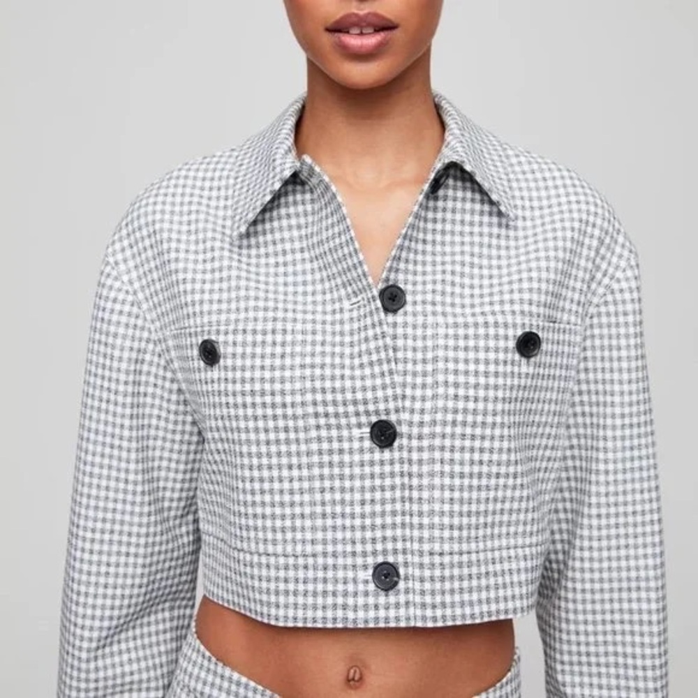 Aritzia Wilfred Little Cropped Jacket